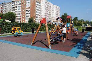 Детская игровая и спортивная площадка по ул. Пр-кт Парковый 66 (сквер)