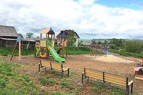 Детская площадка деревня Саламатово, Чусовкого района