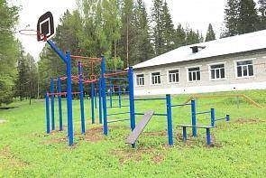 Спортивная площадка в Лагере имени Саши Чекалина г.Горнозаводск