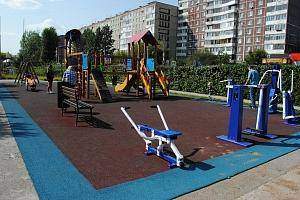 Детская игровая и спортивная площадка по ул. Пр-кт Парковый 66 (сквер)